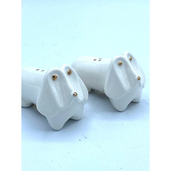 Dachshund /Basset Hound Dog Salt and Pepper Shaker Set - Picture 1 of 4